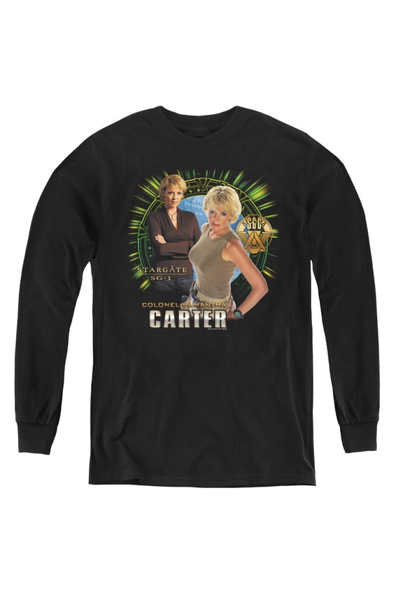 Sg1 - Samantha Carter - Youth Long Sleeve Shirt - Small