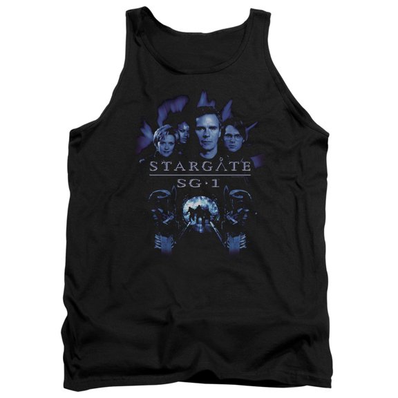 Sg1 Sg1 Stargate Command Adult Tank Top Black