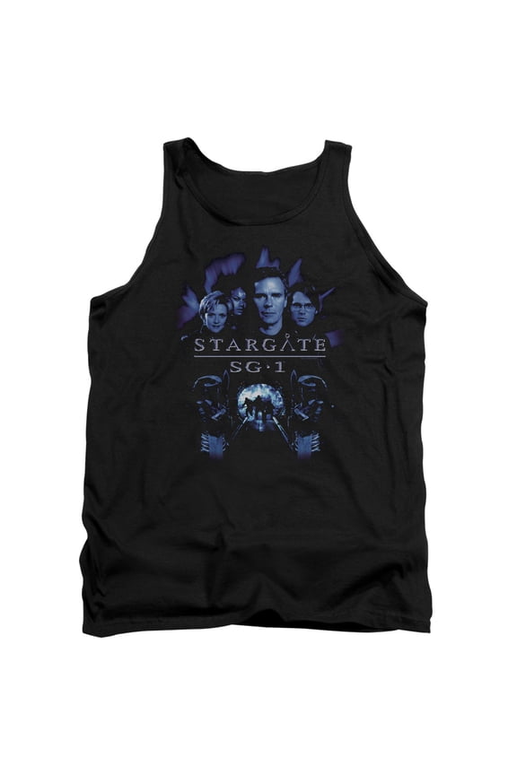 Sg1 Sg1 Stargate Command Adult Tank Top Black