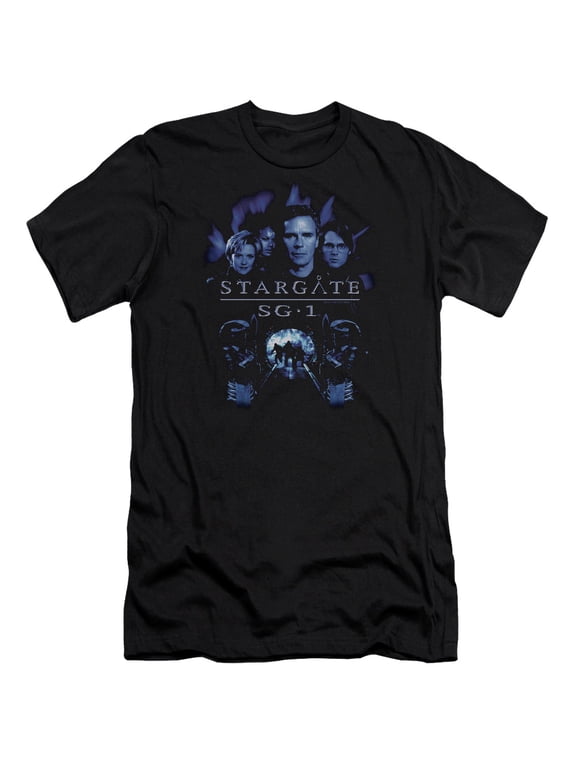 Sg1 - Sg1 Stargate Command - Premium Slim Fit Short Sleeve Shirt - Large