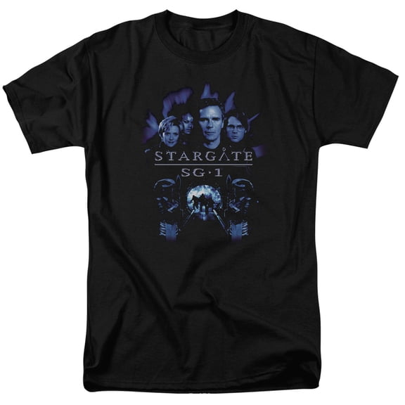 Stargate SG-1 - Stargate Command - Adult Unisex Short Sleeve T-Shirt - Black