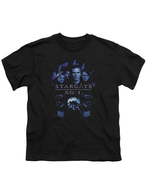 Sg1 - Sg1 Stargate Command - Youth Short Sleeve Shirt - Large