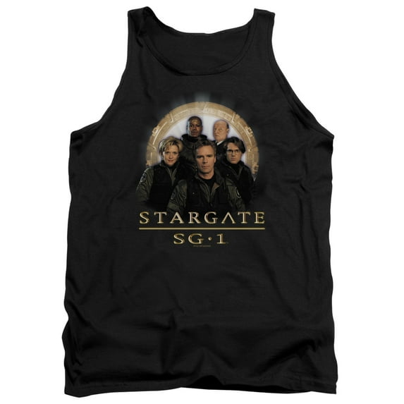Sg1 Sg1 Team Adult Tank Top Black