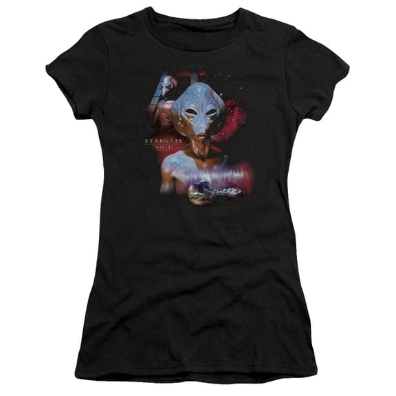 Sg1 The Asgard Junior Women's T-Shirt Sheer Black