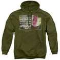 thumbnail image 1 of Sg1 Upscale Adult Pullover Hoodie Sweatshirt Military Green, 1 of 1