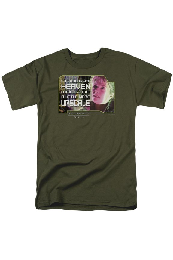 Stargate SG-1 - Upscale - Adult Unisex Short Sleeve T-Shirt - Green