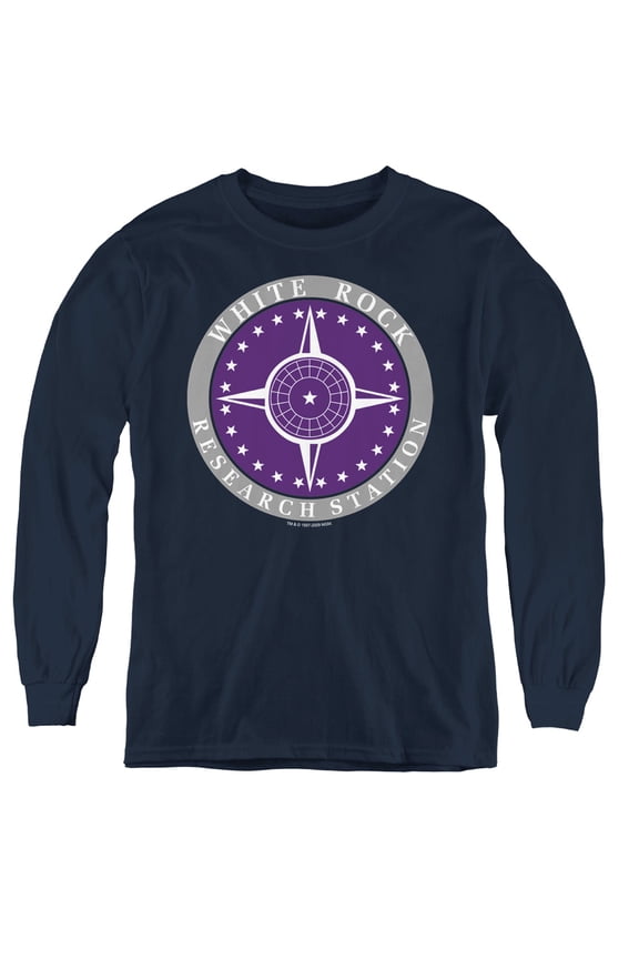 Sg1 - White Rock Logo - Youth Long Sleeve Shirt - Large