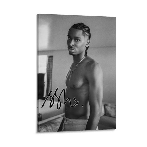 Sga Shai Gilgeous-alexander Retro Sigend Poster Art Poster Canvas Painting Decor Wall Print Photo Gifts Home Modern Decorative Posters 08x12inch(20x30cm)