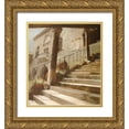 thumbnail image 1 of Sgarbossa, Antonio 26x29 Gold Ornate Wood Framed with Double Matting Museum Art Print Titled - DE FRONTE PIAZZA VECCIA, 1 of 4
