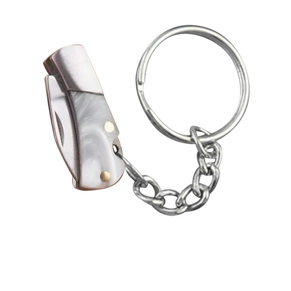 Sgcylowq Mini Folding Knife Key Chain Disassemble The Delivery Knife, Fold The Small Knife, Pocket Your Keychain Knife, Carry A Gift Knife, Bedroom Decor