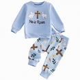 thumbnail image 1 of Sgkm Baby Outfits Girl 2t Girl Clothes Easter Toddler Long Sleeve Spring Summer Clothes Sweatshirts Pants Cute Vocation Clothes Set, 1 of 7