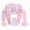 thumbnail image 1 of Sgkm Girl Clothes Cotton 7 Piece Sets for Newborn Baby Boys and Girls Pink 0-3 Months, 1 of 8
