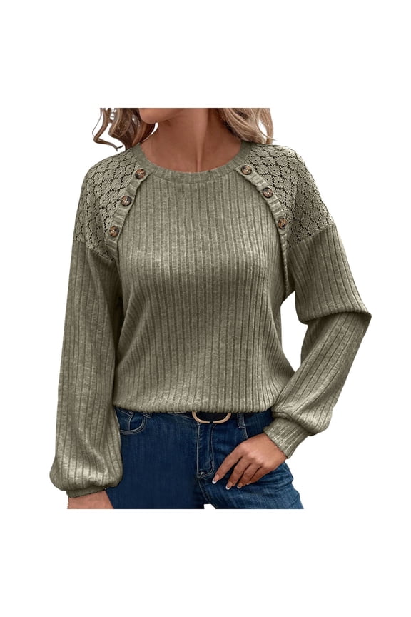 Tops for Women Trendy Graphic Tee Shirts Vintage Womens Tunic Tops Button Sweatshirts M AG