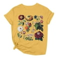 thumbnail image 1 of Sgkm Womens Shirts Boho Flower T Shirt Wildflowers Shirts Lover Top Vintage Tshirts for Women S, 1 of 3