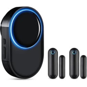 Sgokeen 700ft Wireless Door Alarm Sensor Chime Window Sensor 58 Chimes 0-120 dB,1 Receiver & 2 Sensors