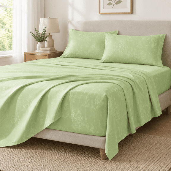 Sgreen Sheets King Size Botanicalflower Patterned 4pc