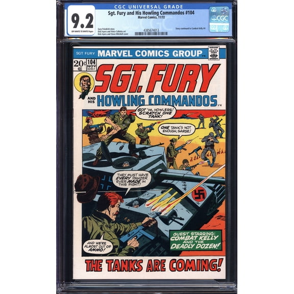 Sgt. Fury and His Howling Commandos #104 - CGC 9.2 Comic Book