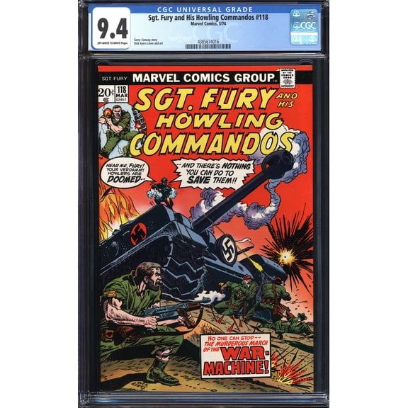 Sgt. Fury and His Howling Commandos #118 - CGC 9.4 Comic Book