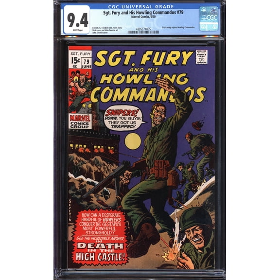 Sgt. Fury and His Howling Commandos #79 - CGC 9.4 Comic Book