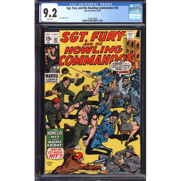 Sgt. Fury and His Howling Commandos #82 - CGC 9.2 Comic Book