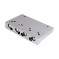 ShYlai 4 String Bass Bridge Body Or Bottom Through Electric Bass Bridge