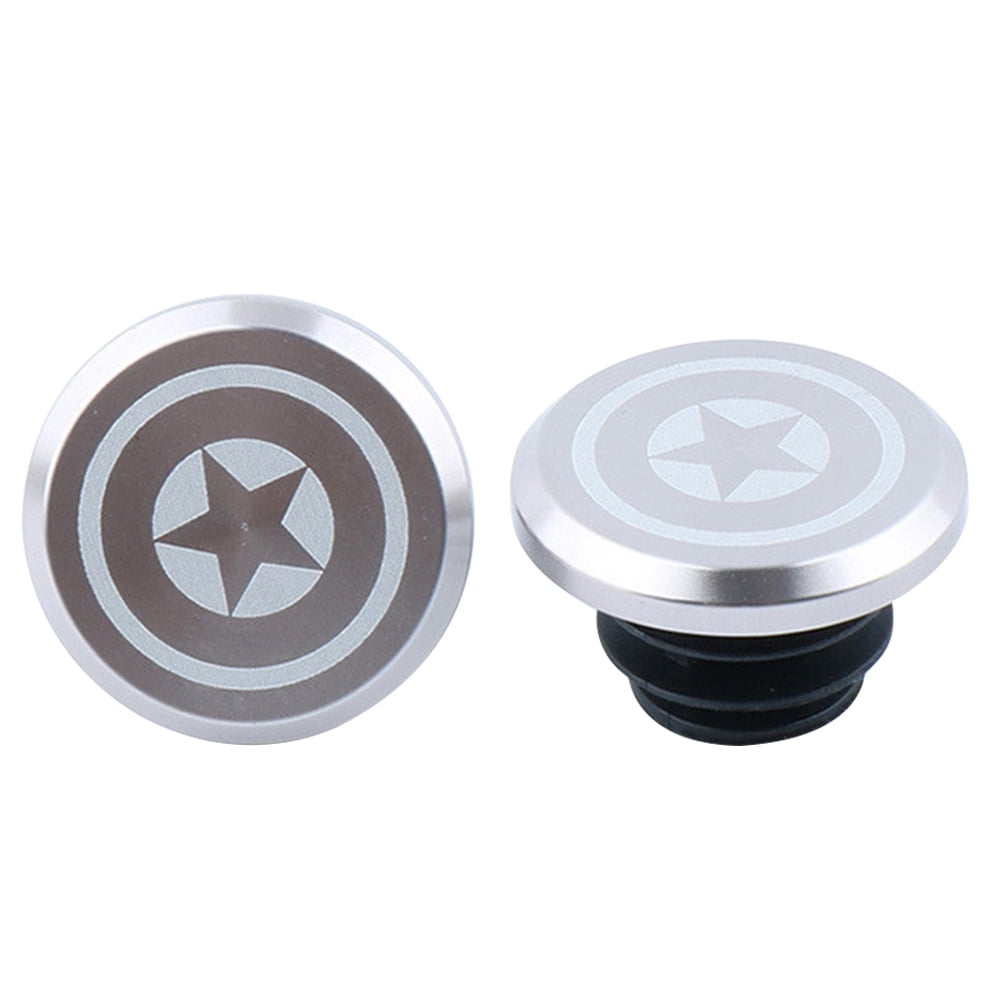 ShYlai Bicycle Handlebar End Caps Aluminum End Plugs for MTB Road Folding Bike 2 Pack