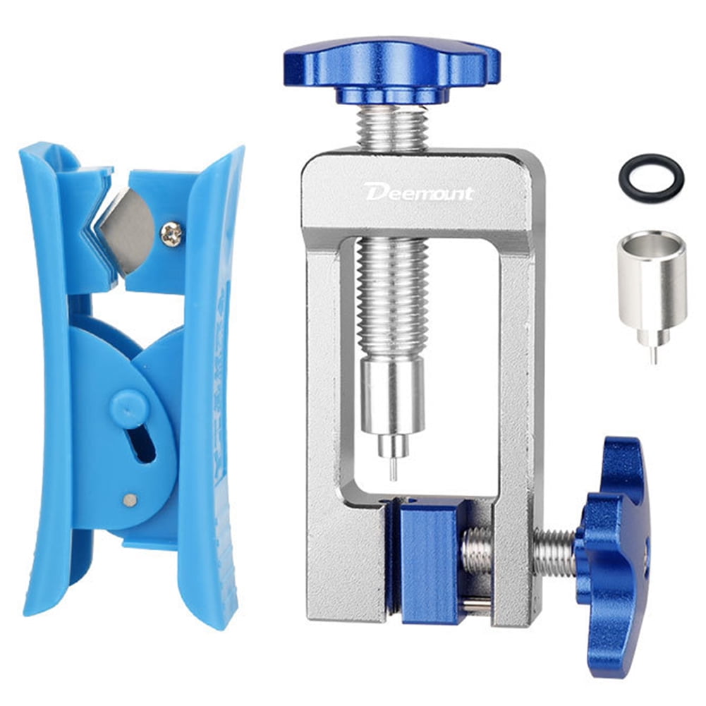 ShYlai Bicycle Hydraulic Hose Fitting Insert Tool with Hose Cutter for