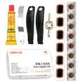 ShYlai Bike Tire Repair Kit Rubber Puncture Patches Glue Lever for