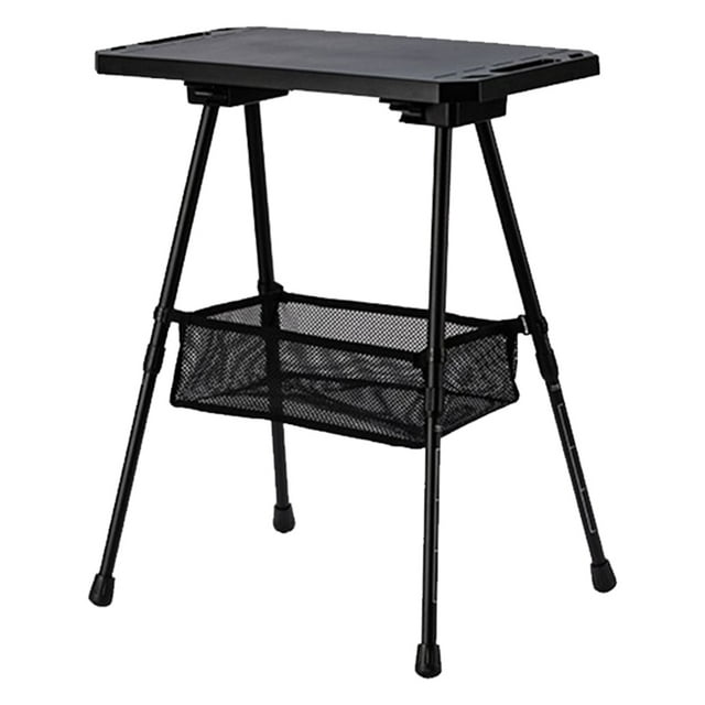 ShYlai Folding Camping Table Adjustable Height Outdoor Table with