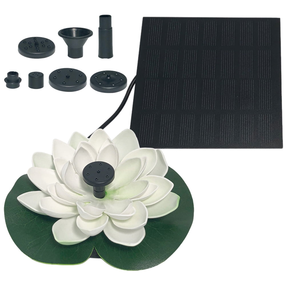 ShYlai Lotus Shape Floating Garden Fountain Life Up To 20000 Hours