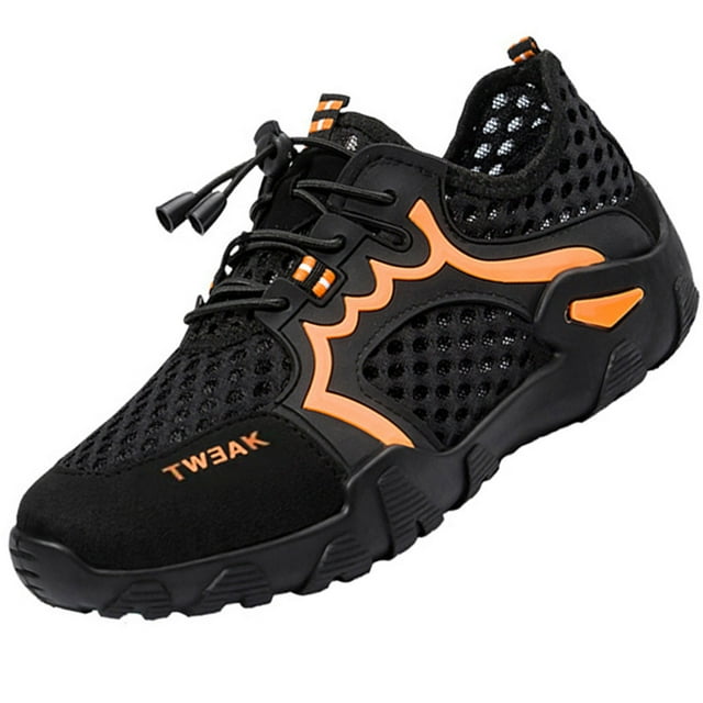 ShYlai Men Beach Water Shoes Soft Rubber Barefoot Shoes for Beach