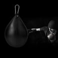 ShYlai PU Leather Speed Ball Swivel Boxing Punch Bag Pear Shape