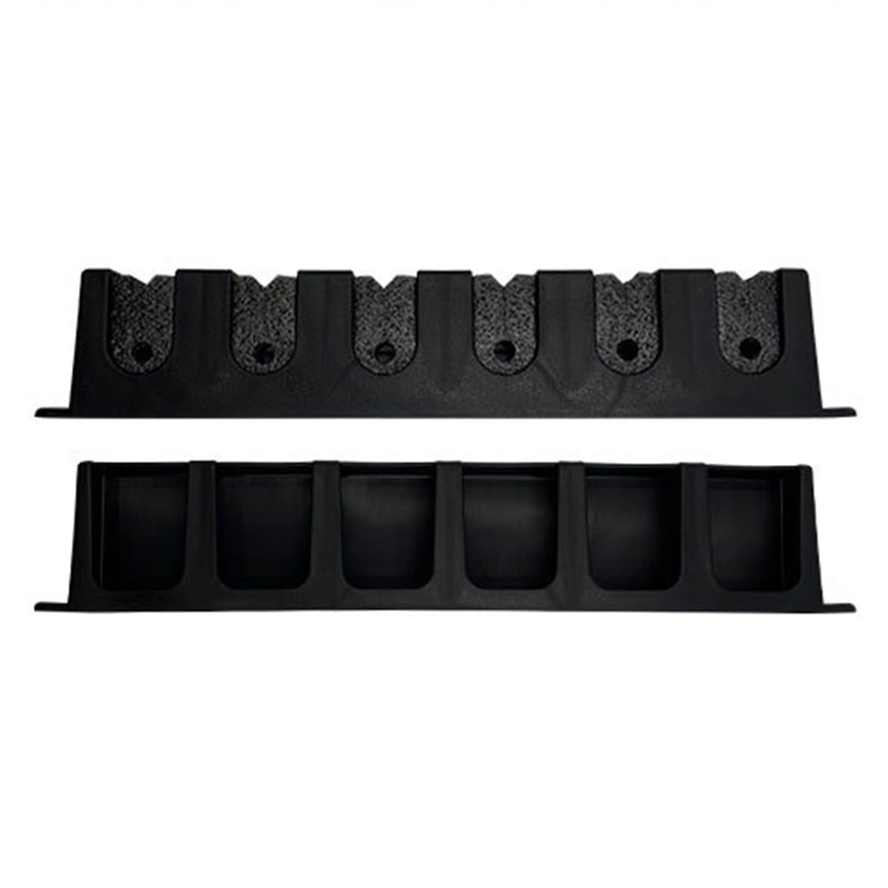 ShYlai Wall Mount Fishing Rod Holders Store 6 Rods Fishing Pole Rack