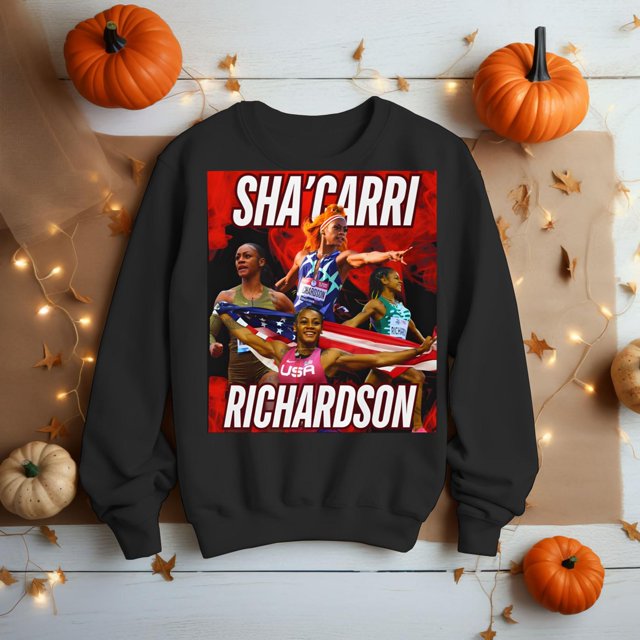 Sha'Carri Richardson Flames Tee Paris Track and Field