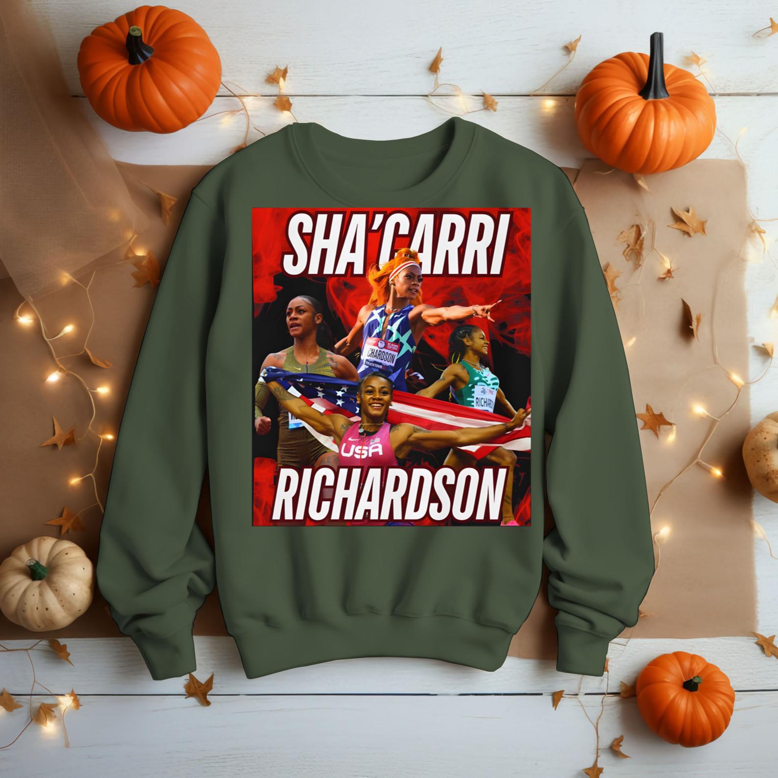 Sha'Carri Richardson Flames Tee Paris Track and Field