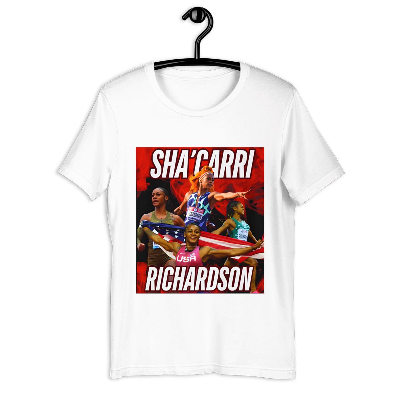 Sha'Carri Richardson Flames Tee Paris Track and Field