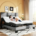 thumbnail image 1 of Sha Cerlin Basic King Size Ergonomic Electric Adjustable Bed Base Frame with Upgraded Motor 2.0, Wireless Remote Control, Independent Head & Foot Incline, 1 of 11