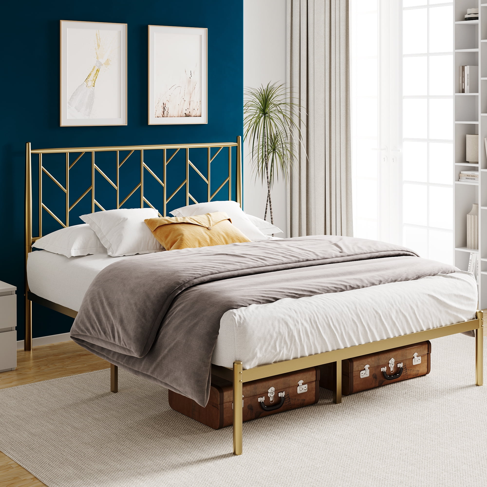 Sha cerlin 2024 queen bed frame