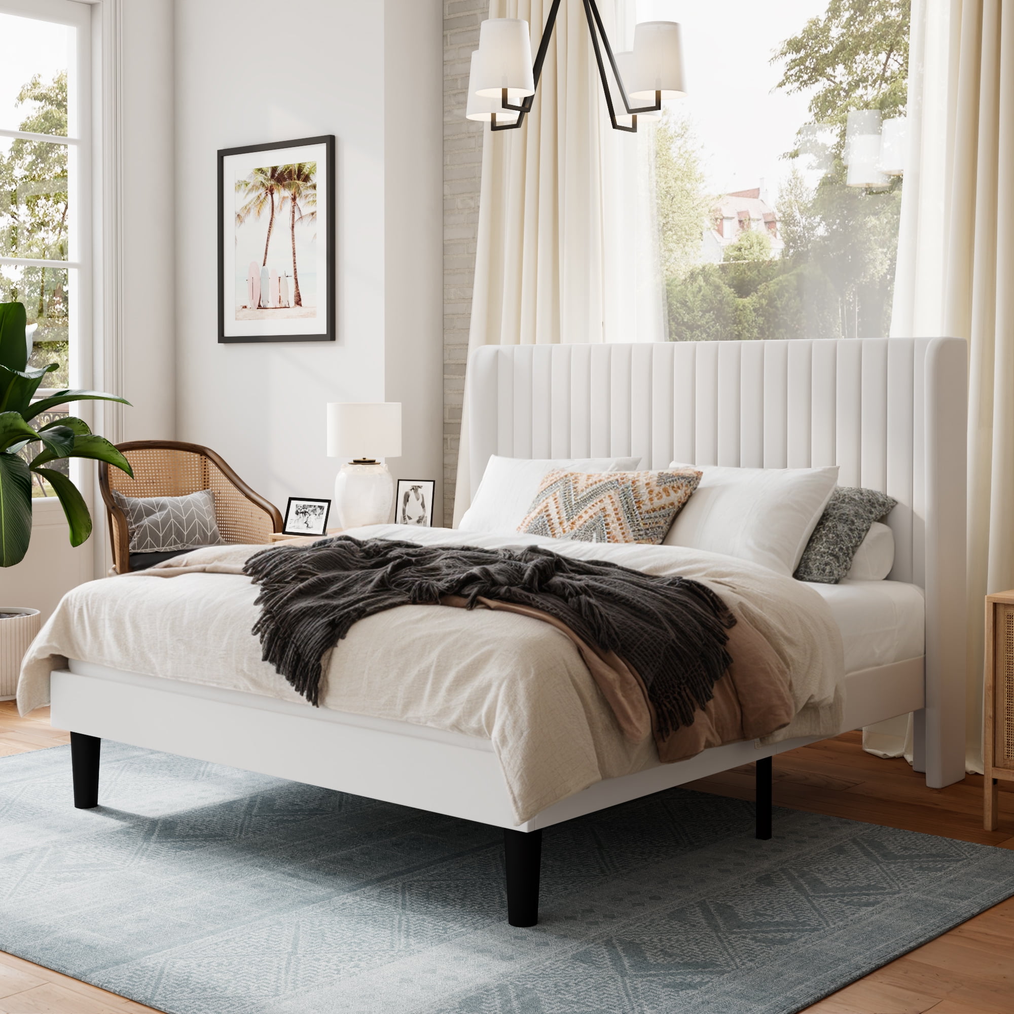 Sha Cerlin Queen Bed Frame