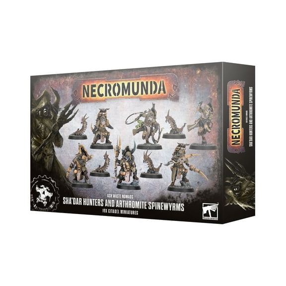 Necromunda Sha'dar Hunters & Arthromite Spinewyrms