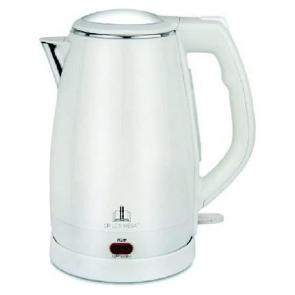 Shabbat Electric Kettle, Double-Walled, Shabbat Lock, Auto-Off, Dry Boil Protection, White