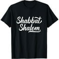 thumbnail image 1 of Shabbat Shalom T-Shirt. Sabbath Jewish Resting Day Torah Tee T-Shirt, 1 of 5