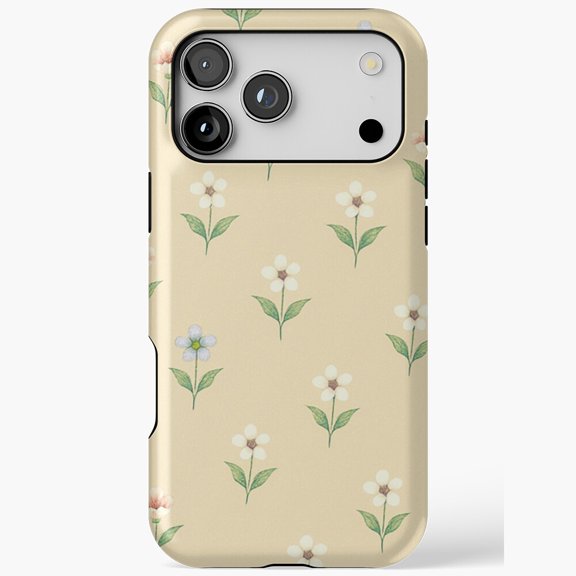 Shabby Chic Floral Art Design iPhone Case 17 11 12 13 14 15 16 Pro Max