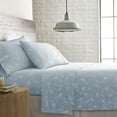 thumbnail image 1 of Shabby Chic Floral Printed & Solid 300 Thread Count 100-percent Cotton Sateen Sheet Set by Southshore Fine Linens, 1 of 7