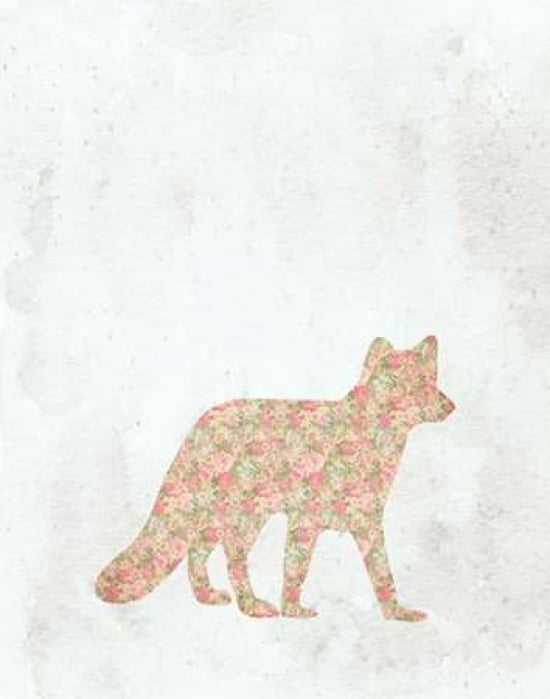 Shabby Chic Fox Canvas Art - Tara Moss (22 x 28)