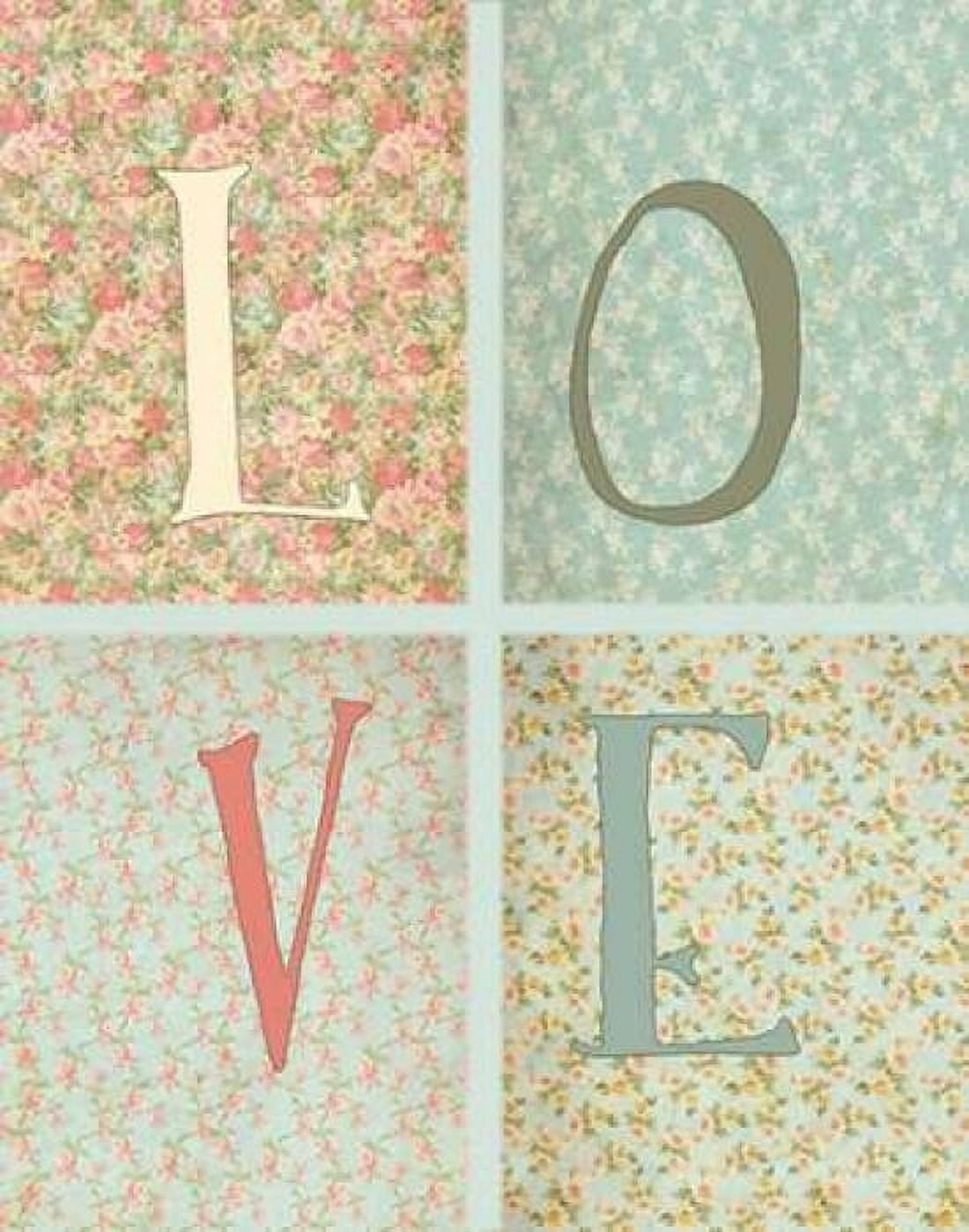 Shabby Chic Love Canvas Art - Tara Moss (22 x 28)