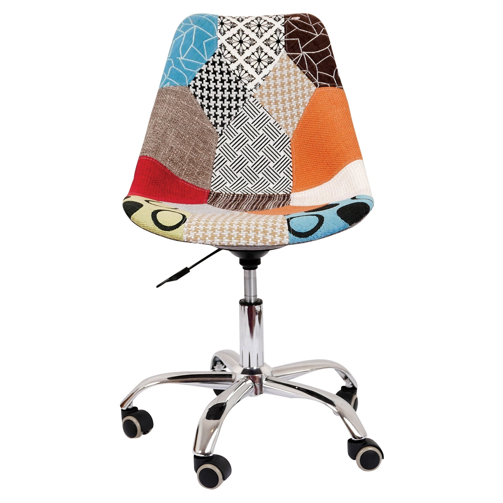 Shabby Chic Multicolor Patchwork Office Chair - Walmart.com