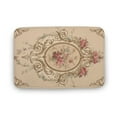 thumbnail image 1 of Shabby Chic Pink Roses Bath Rugs 24"X16" Doormat Carpet For Bathroom Home Tub Living Room, 1 of 5
