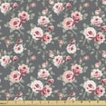 thumbnail image 1 of Ambesonne Shabby Flora Fabric by the Yard Upholstery, Rural Buds Vintage, 5 Yards, Multicolor, 1 of 4