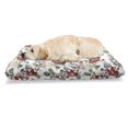 thumbnail image 1 of Shabby Flora Pet Bed, Summer Spring Season Buds Roses Lilacs Flowers Leaves Print, Chew Resistant Pad for Dogs and Cats Cushion with Removable Cover, 24" x 39", Pale Pink Cream, by Ambesonne, 1 of 4